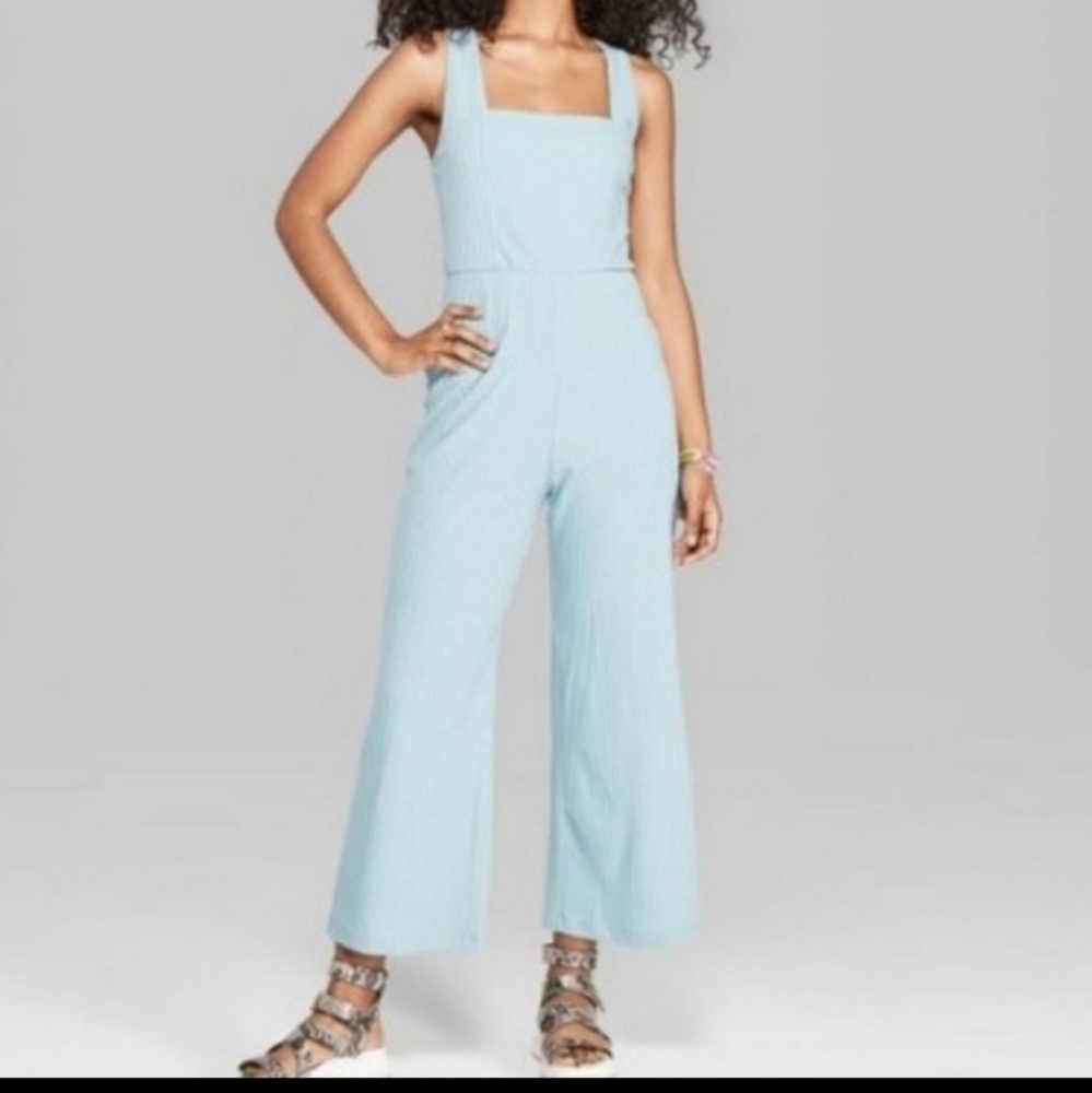 Wild Fable Verona Blue Jumpsuit